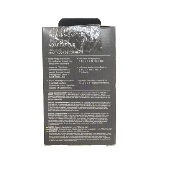 RCA Universal AC To DC Power Adapter With Switchable Voltage & Multiple Tips - Picture 2 of 7